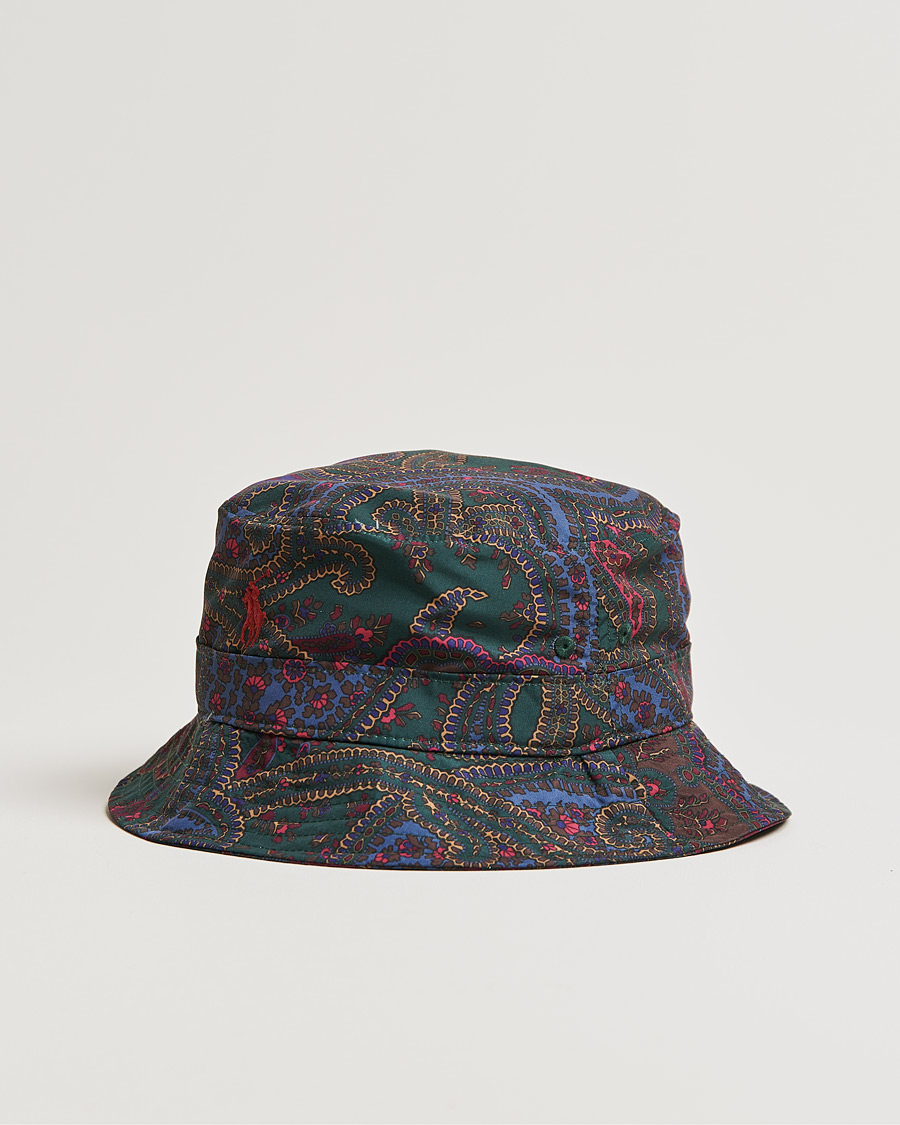 Herre | Polo Ralph Lauren Paisley Bucket Hat Navy | Polo Ralph Lauren | Paisley Bucket Hat Navy