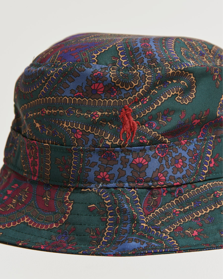 Herre | Polo Ralph Lauren Paisley Bucket Hat Navy | Polo Ralph Lauren | Paisley Bucket Hat Navy