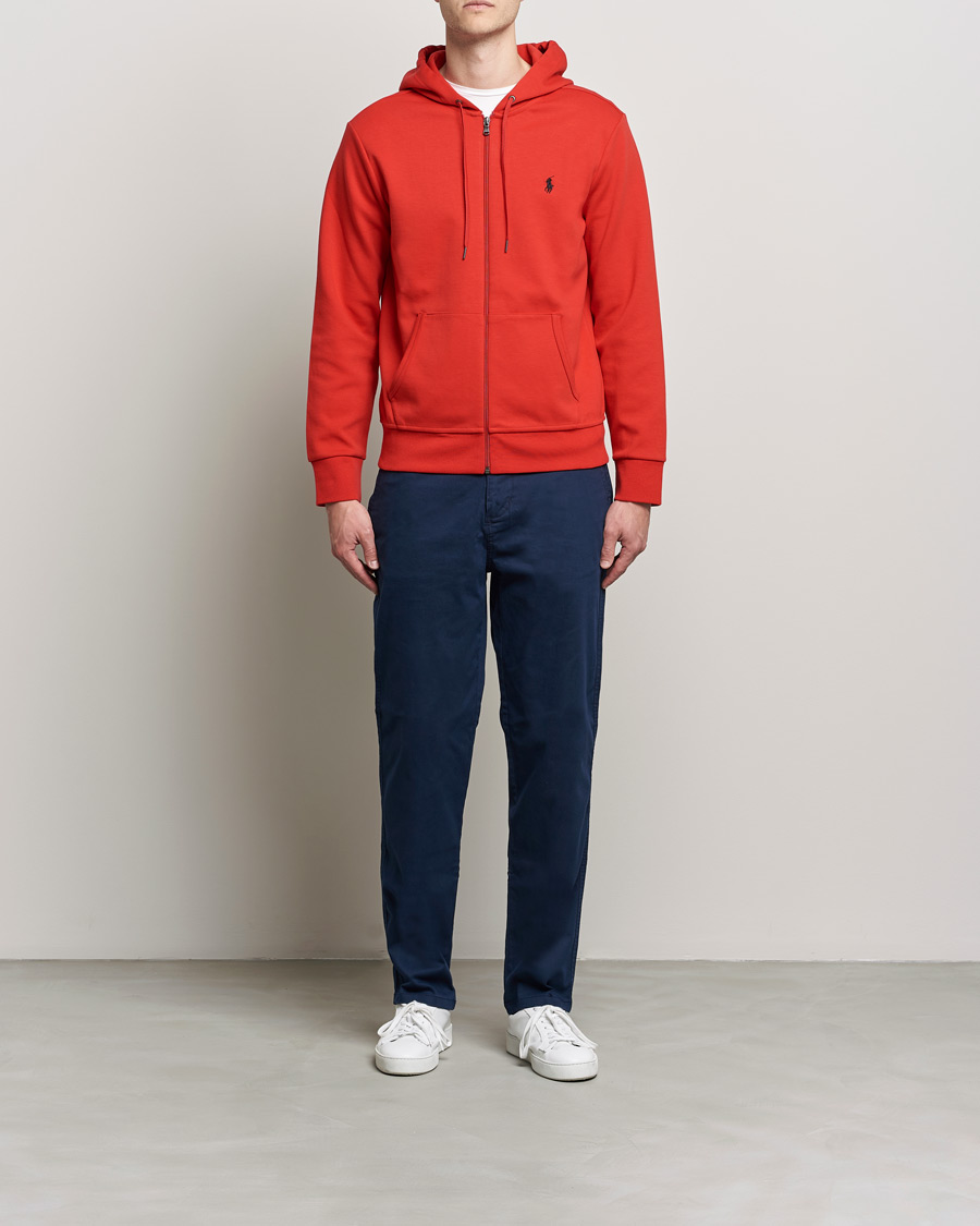 Herre | Gensere | Polo Ralph Lauren | Tech Performance Full Zip Hoodie Red