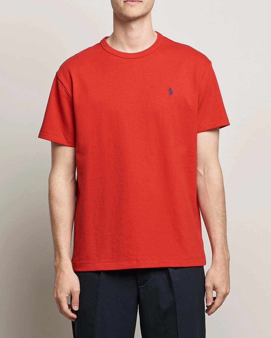 Herre | T-Shirts | Polo Ralph Lauren | Heavyweight Tee Red