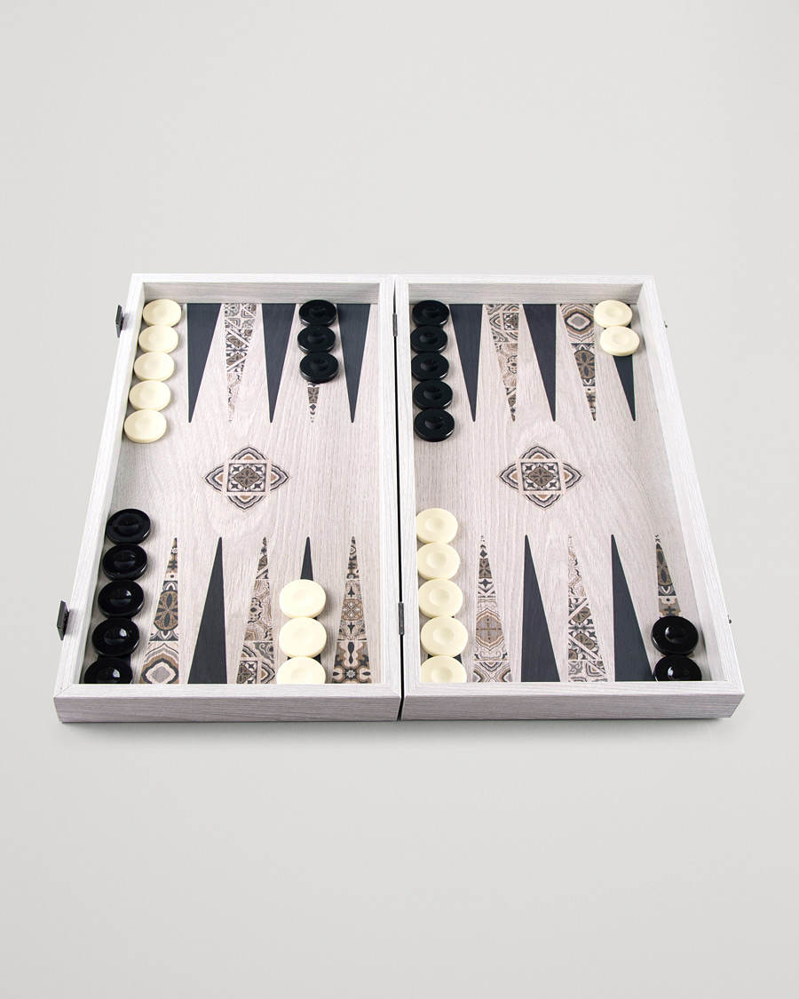 Herre | Spill og fritid | Manopoulos | Wooden Creative Moroccan Mosaic Backgammon