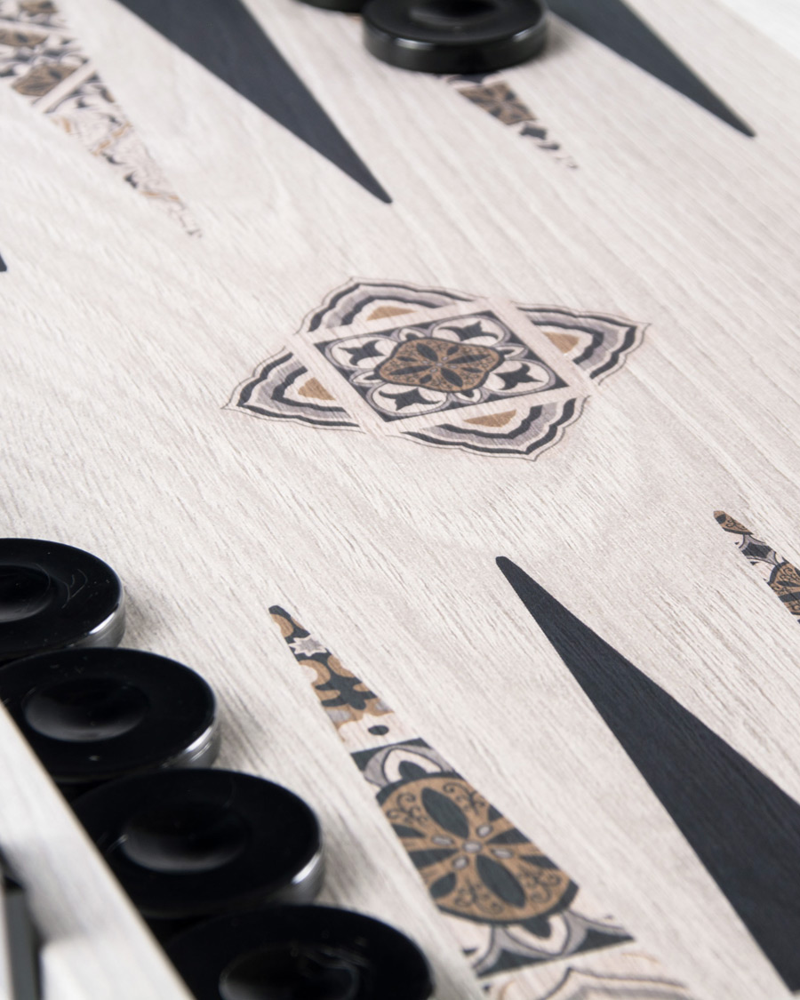 Herre | Spill og fritid | Manopoulos | Wooden Creative Moroccan Mosaic Backgammon