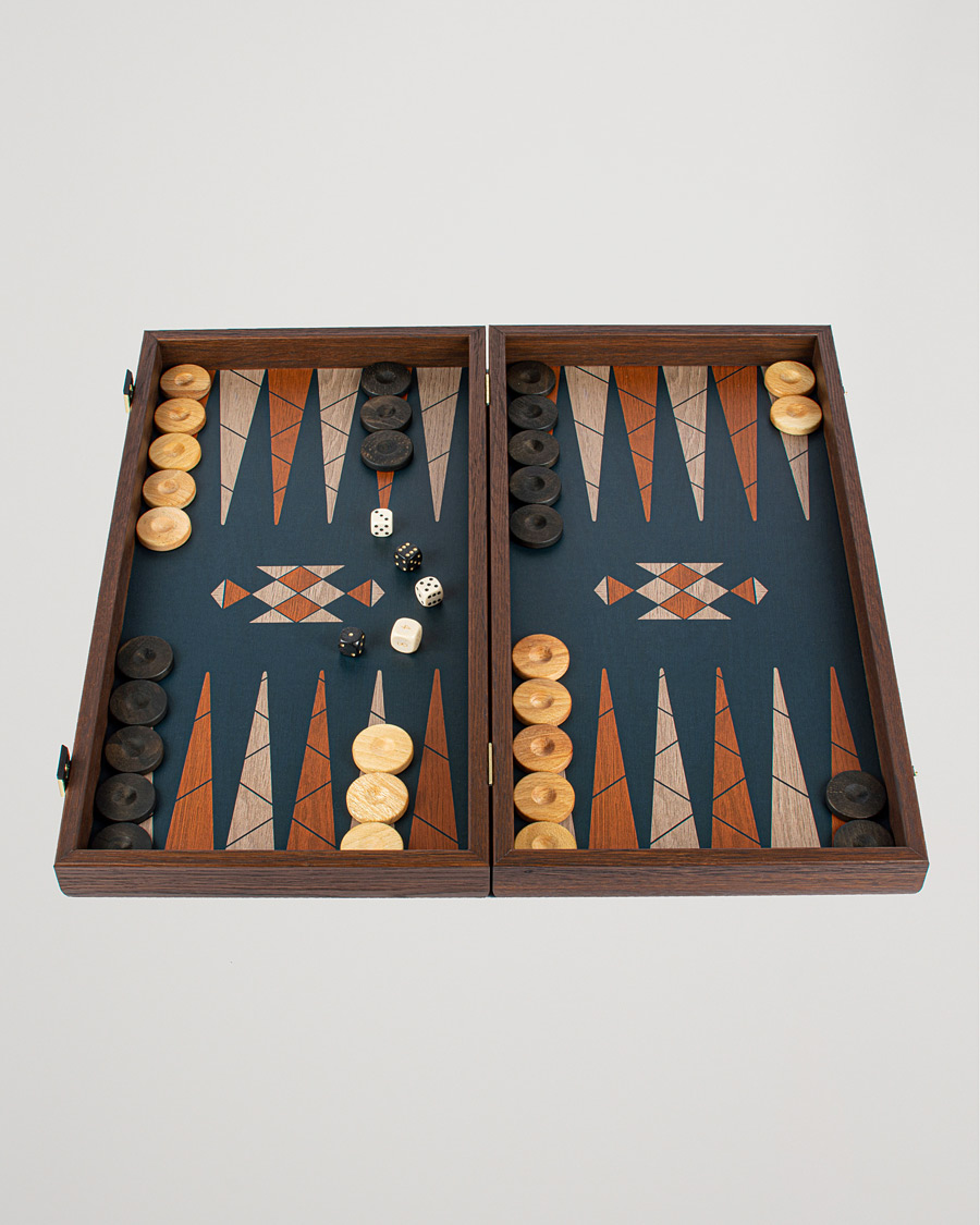 Herre | Spill og fritid | Manopoulos | Wooden Creative Boho Chic Backgammon