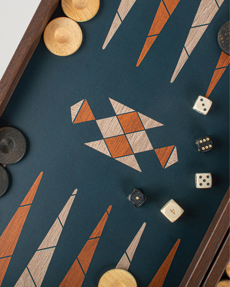 Herre | Spill og fritid | Manopoulos | Wooden Creative Boho Chic Backgammon