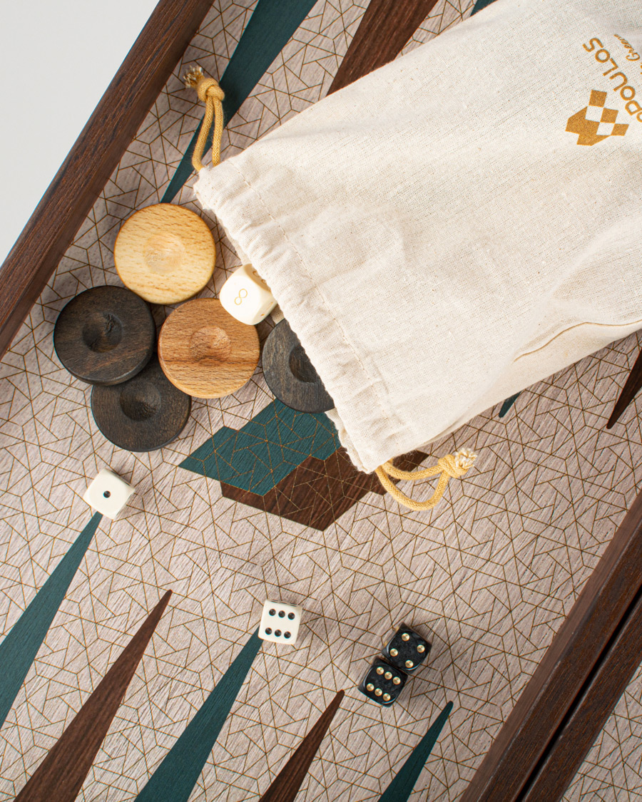 Herre | Spill og fritid | Manopoulos | Wooden Creative Trend Colours Backgammon