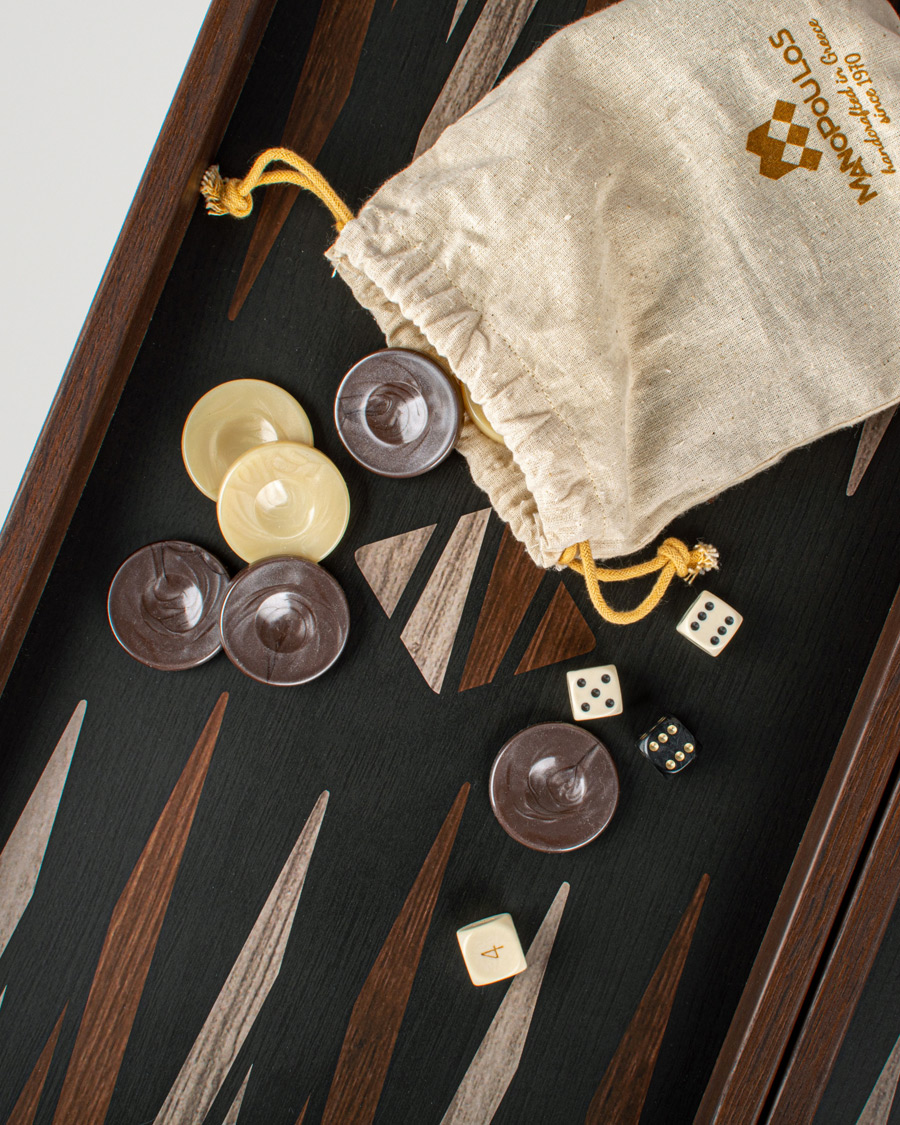 Herre | Spill og fritid | Manopoulos | Wooden Creative Minimalistic Backgammon 