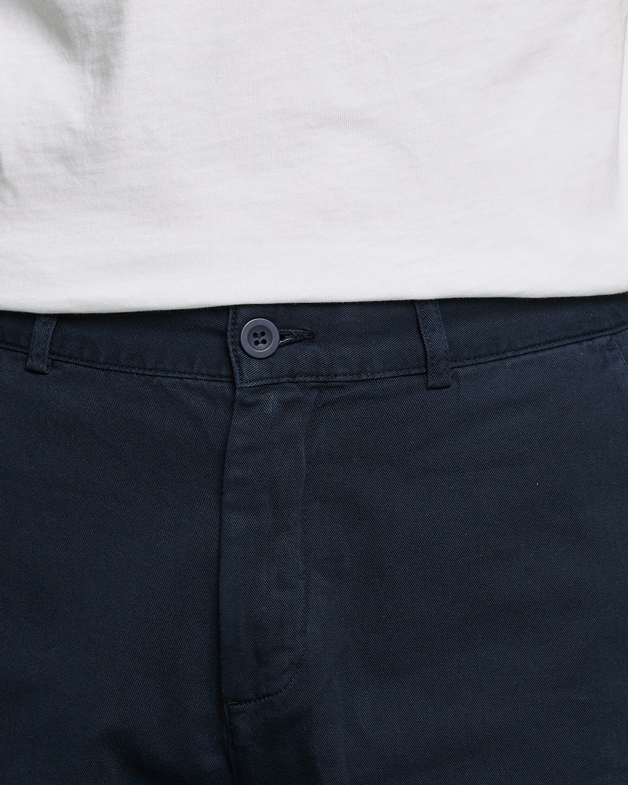 Herre | Shorts | A Day's March | Erie Cotton Chino Shorts Navy