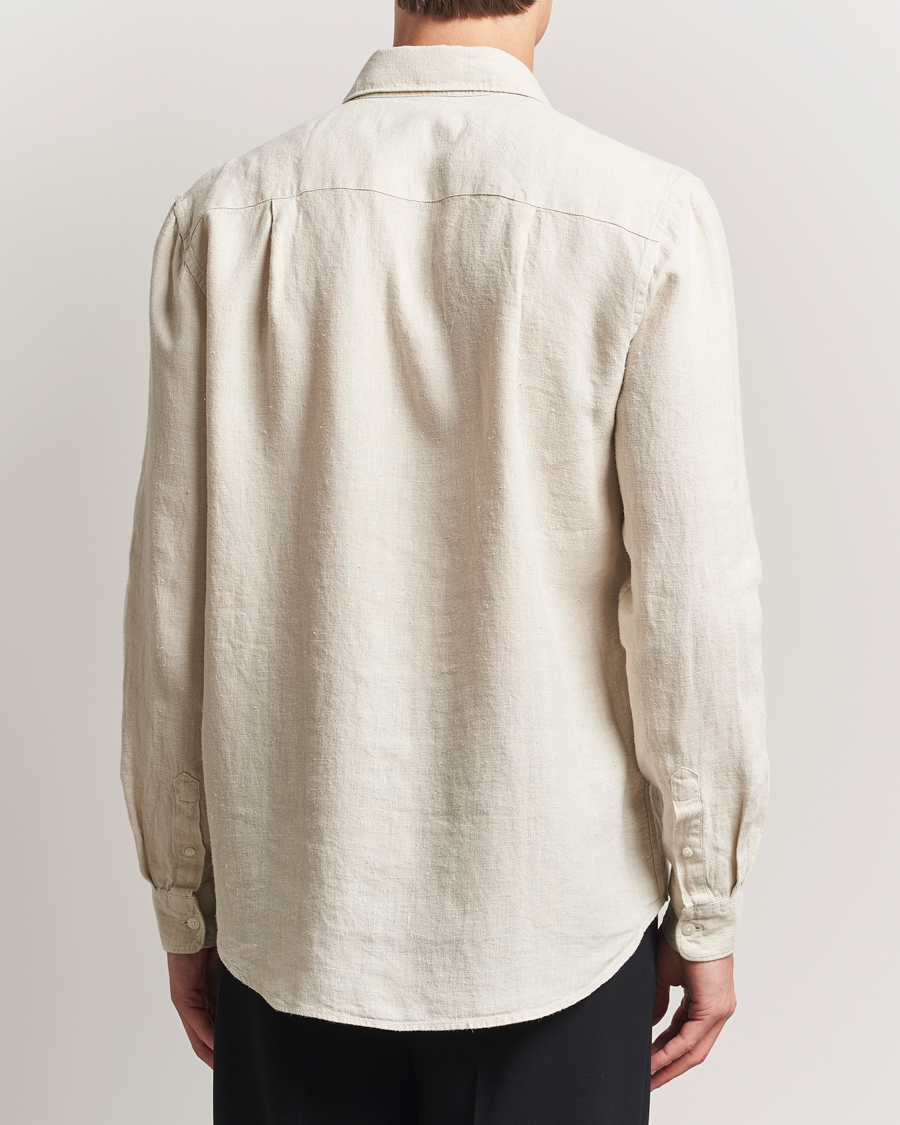 Herre | Skjorter | A Day's March | Abu Linen Shirt Sand