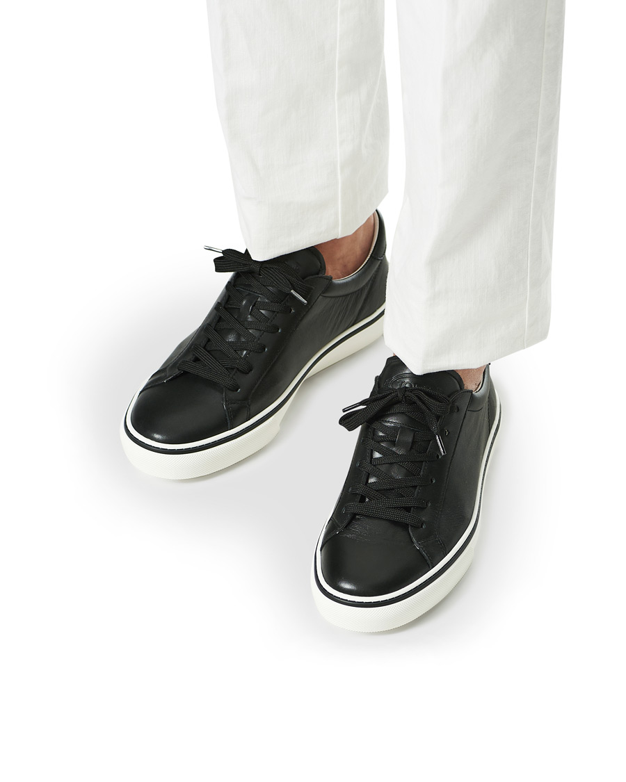 Herre | Tod's Allaciata Leather Sneaker Black | Tod's | Allaciata Leather Sneaker Black