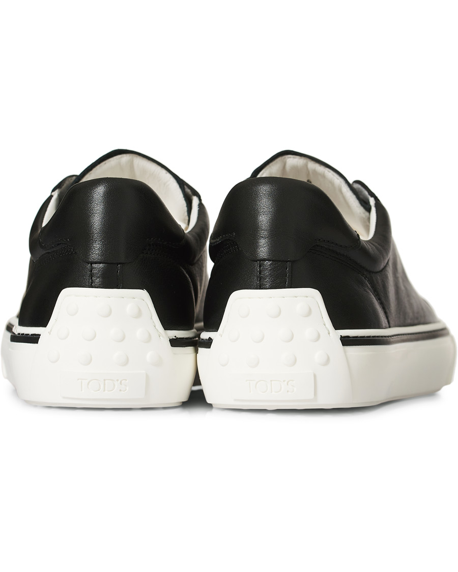 Herre | Tod's Allaciata Leather Sneaker Black | Tod's | Allaciata Leather Sneaker Black