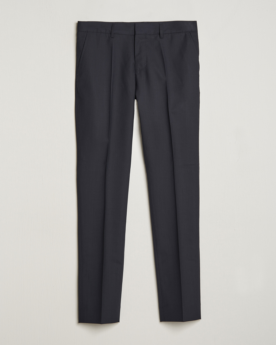 Herre | Bukser | Filippa K | Liam Cool Wool Slacks Dark Navy