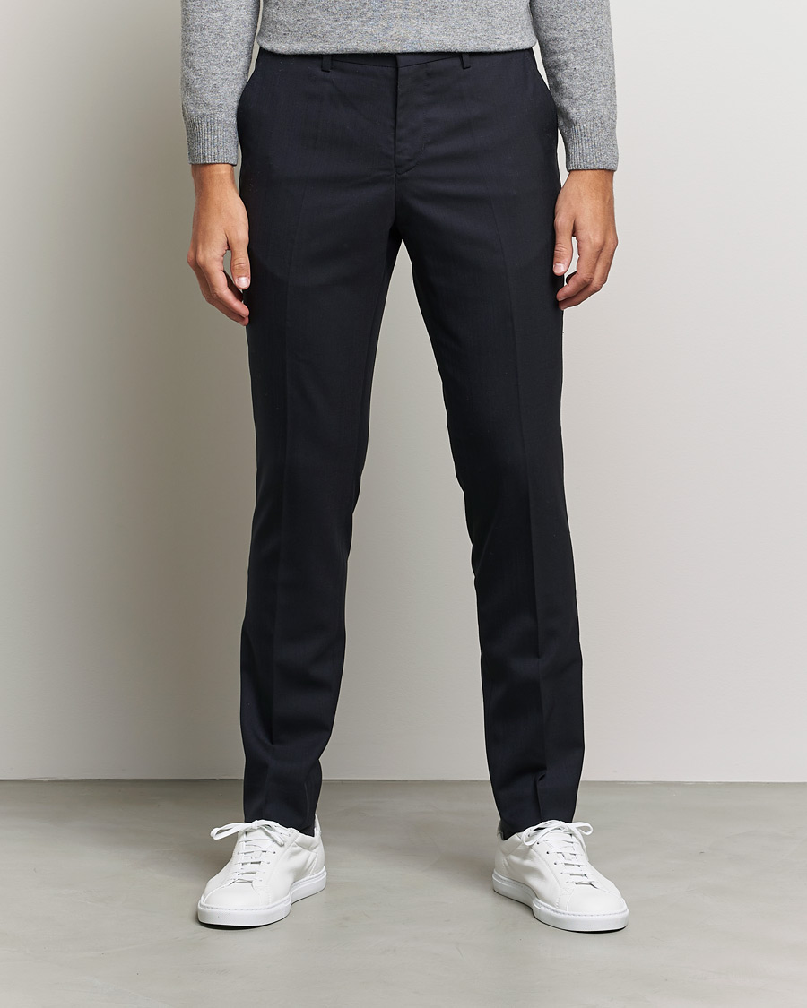 Herre | Business & Beyond | Filippa K | Liam Cool Wool Slacks Dark Navy