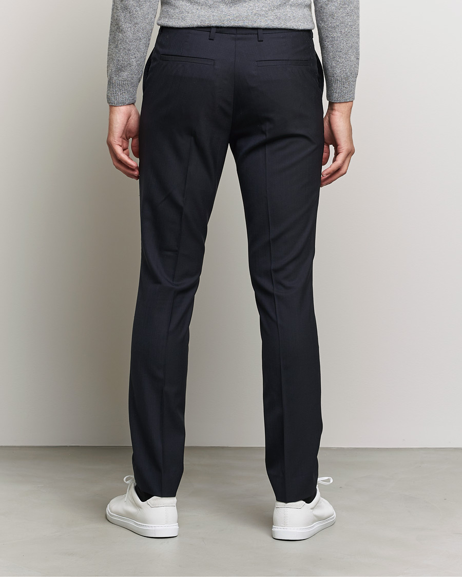 Herre | Bukser | Filippa K | Liam Cool Wool Slacks Dark Navy