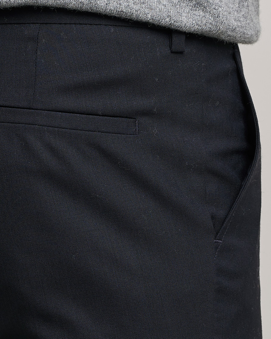 Herre | Bukser | Filippa K | Liam Cool Wool Slacks Dark Navy