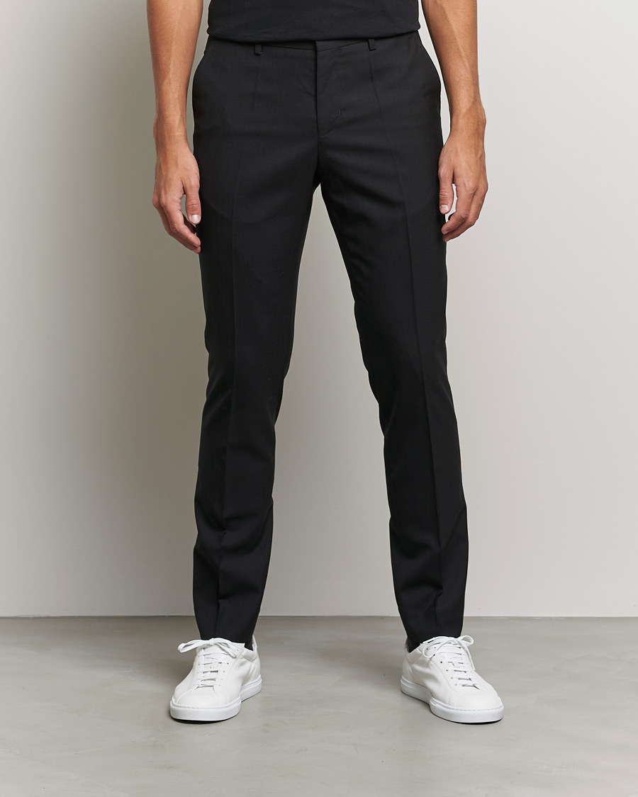 Herre | Klær | Filippa K | Liam Cool Wool Slacks  Black