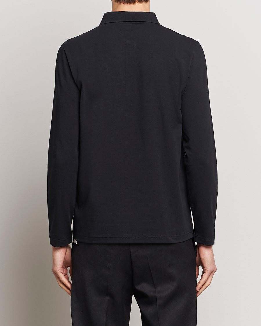 Herre | Pikéer | Filippa K | Luke Lycra Poloshirt Black