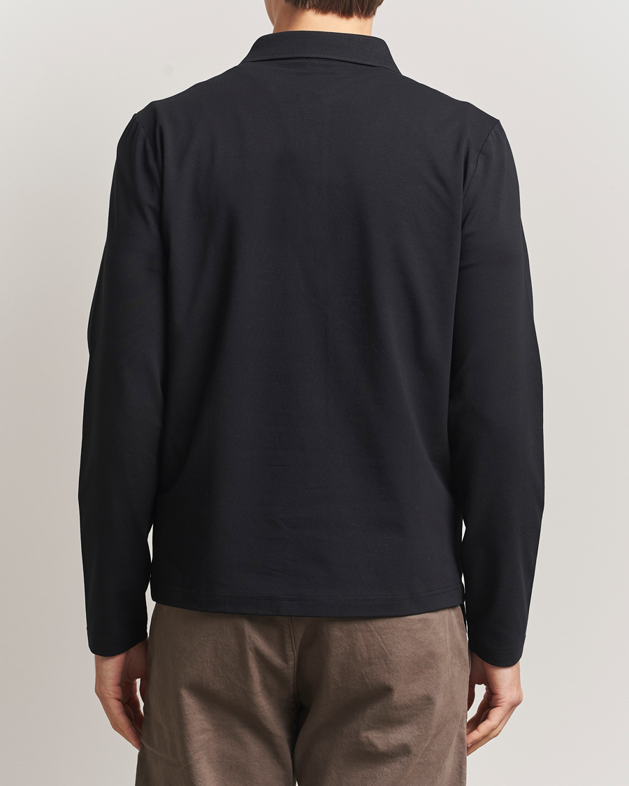 Herre | Pikéer | Filippa K | Luke Lycra Poloshirt Black