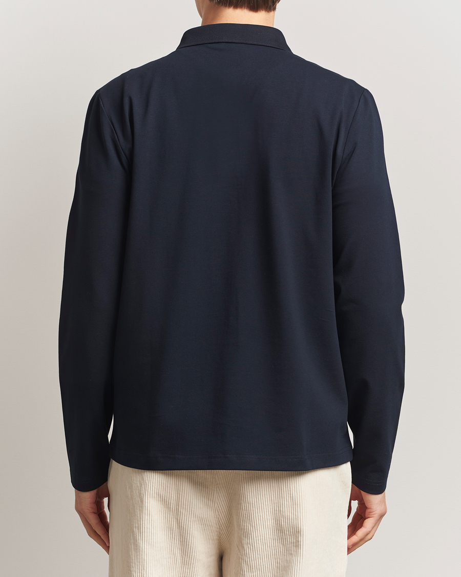 Herre | Pikéer | Filippa K | Luke Lycra Poloshirt Navy