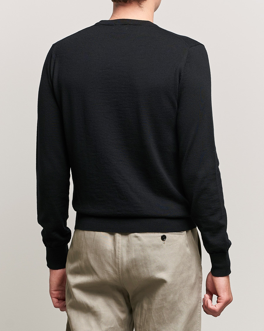 Herre | Gensere | Filippa K | Merino Round Neck Sweater Black