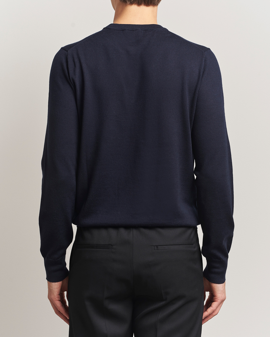 Herre | Gensere | Filippa K | Merino Round Neck Sweater Navy