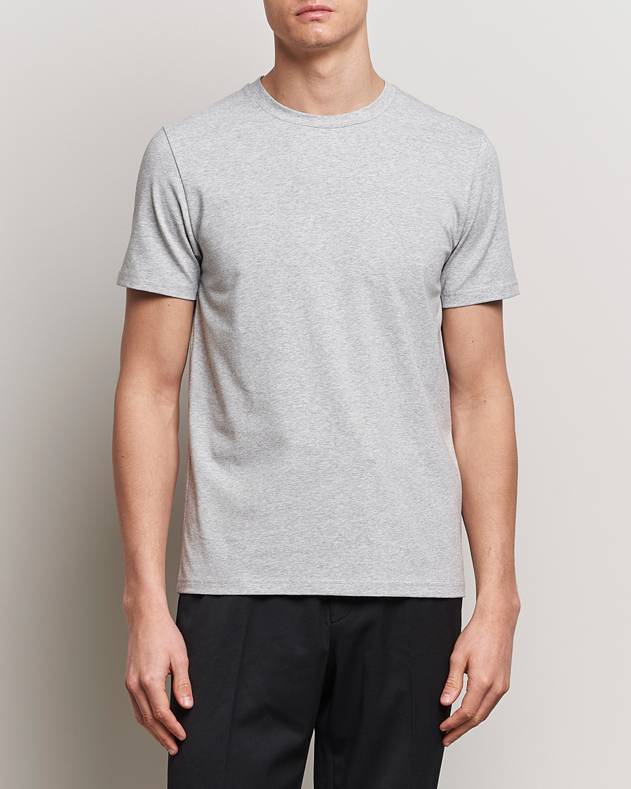 Herre | The Classics of Tomorrow | Filippa K | Soft Lycra Tee Light Grey Melange