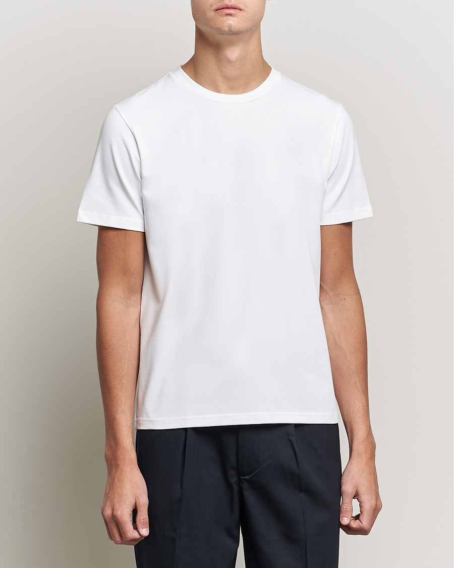 Herre | Wardrobe basics | Filippa K | Soft Lycra Tee White