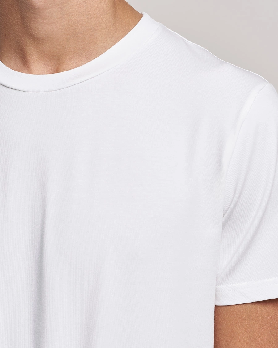 Herre | T-Shirts | Filippa K | Soft Lycra Tee White