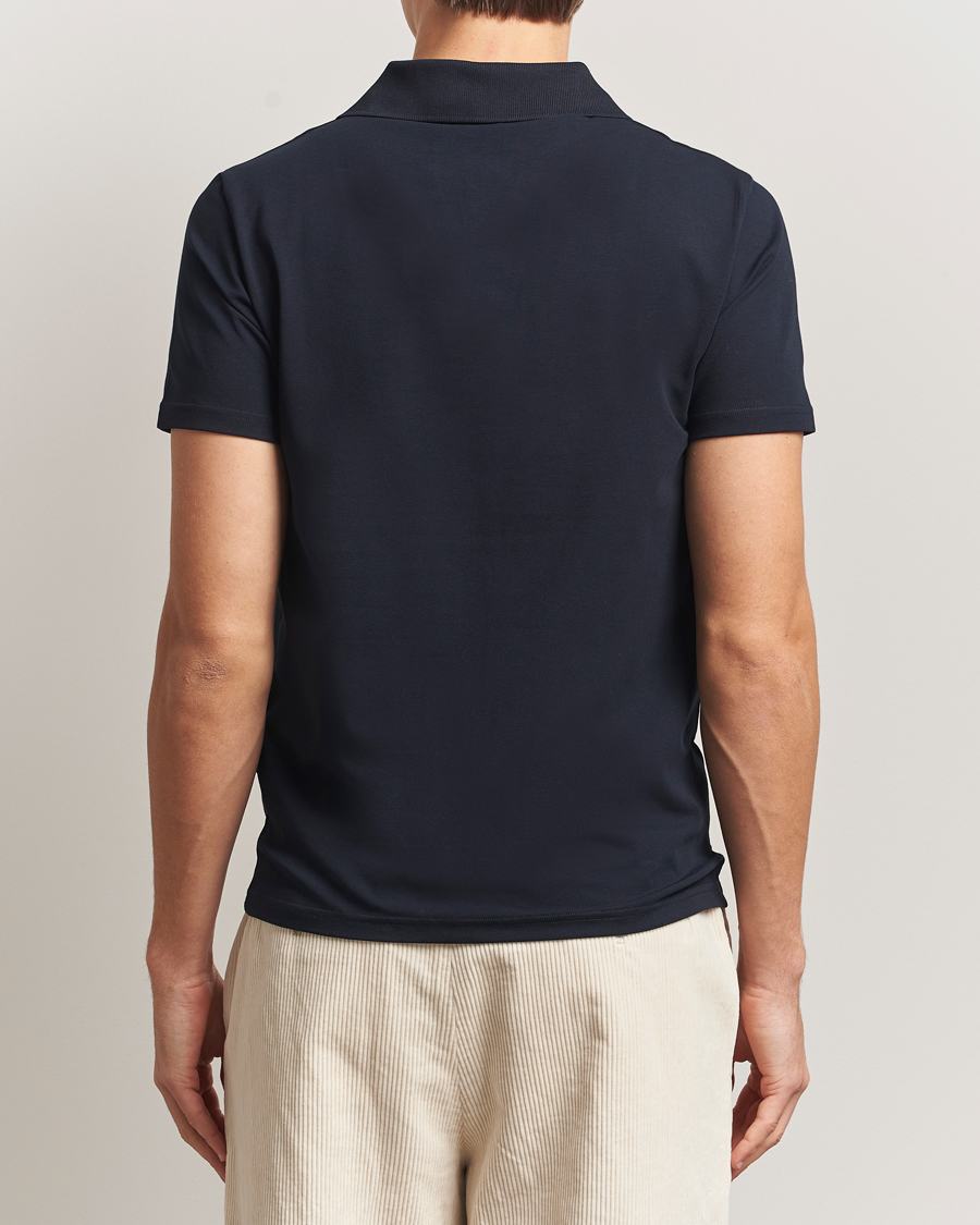 Herre | Pikéer | Filippa K | Soft Lycra Polo Tee Navy