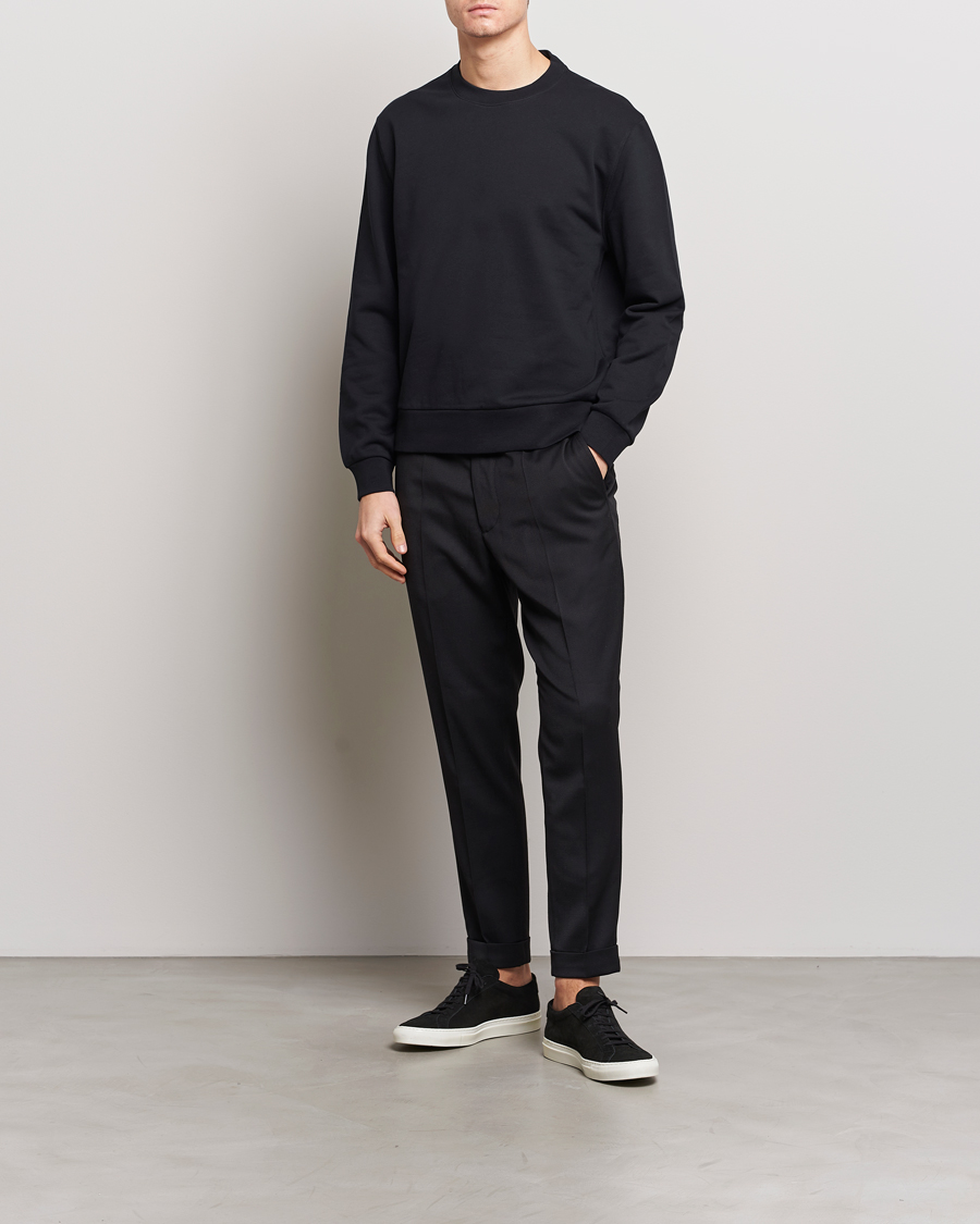 Herre | Gensere | Filippa K | Gustaf Cotton Sweatshirt Black