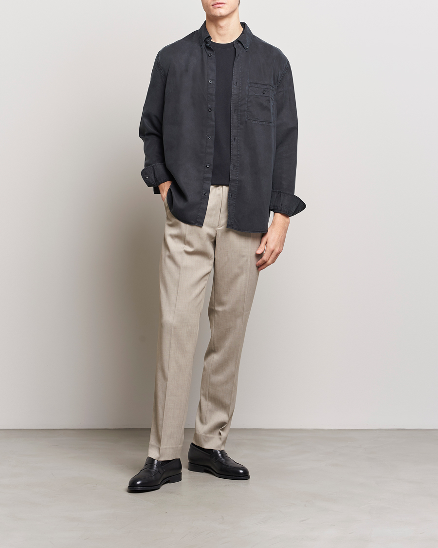 Herre | Skjorter | Filippa K | Zachary Tencel Shirt Almost Black