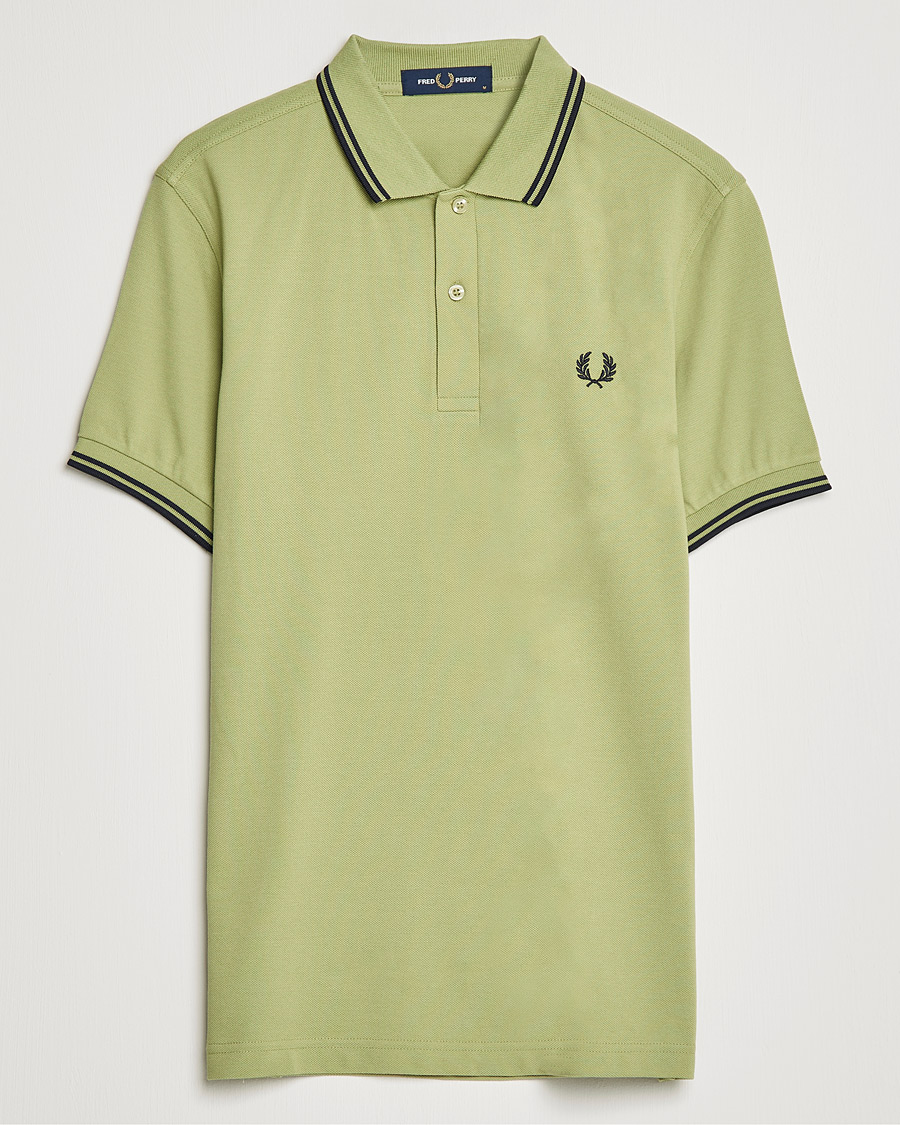 Herre |  | Fred Perry | Twin Tip Polo Sage Green