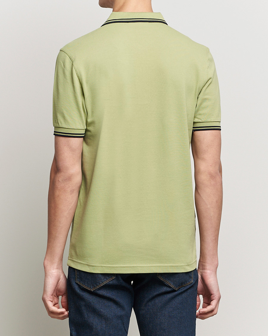 Herre | Pikéer | Fred Perry | Twin Tip Polo Sage Green 