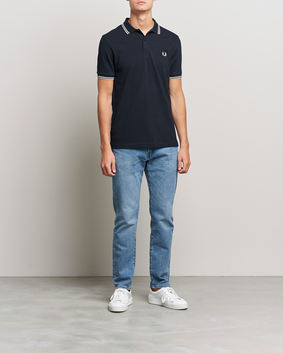 Herre | | Fred Perry | Twin Tip Polo Navy