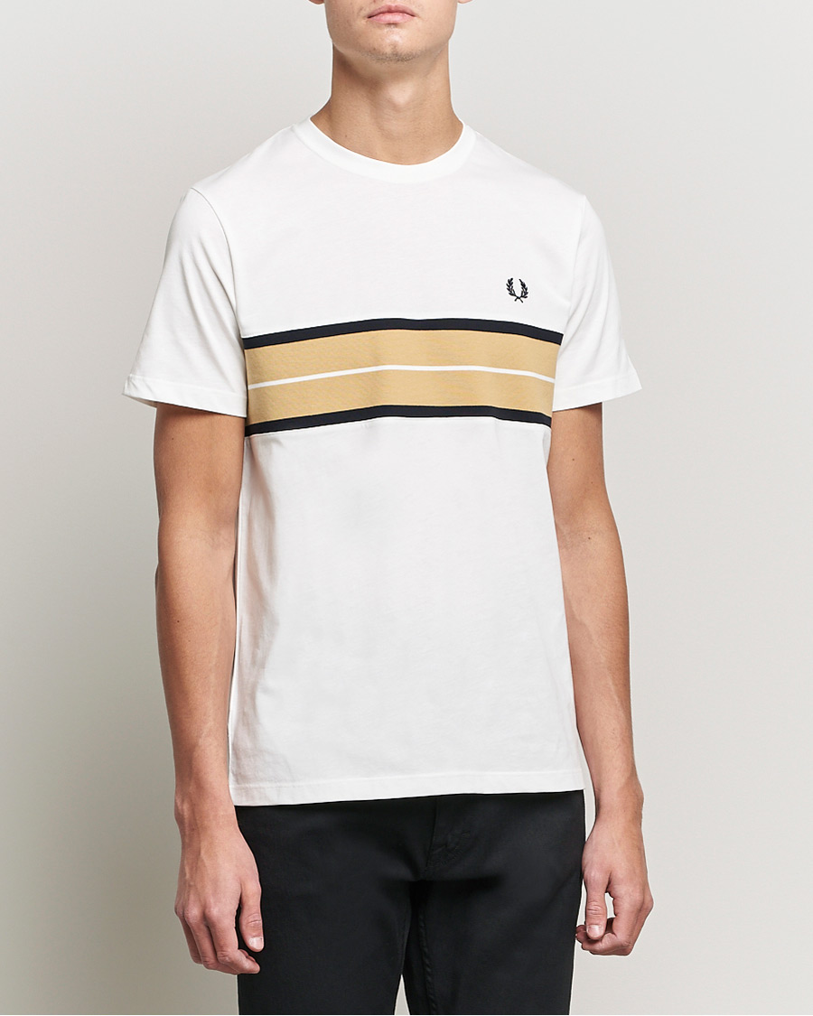 Herre |  | Fred Perry | Tram Line Pannel Tee Snow White