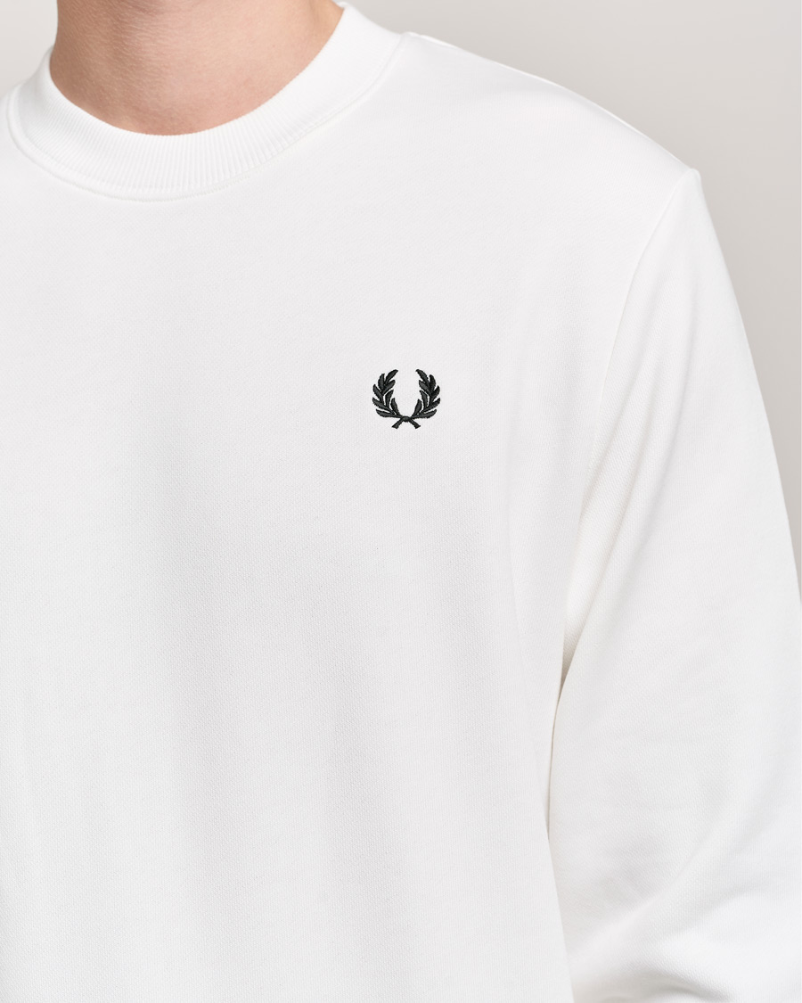 Herre | Gensere | Fred Perry | Crew Neck Sweatshirt Snow White
