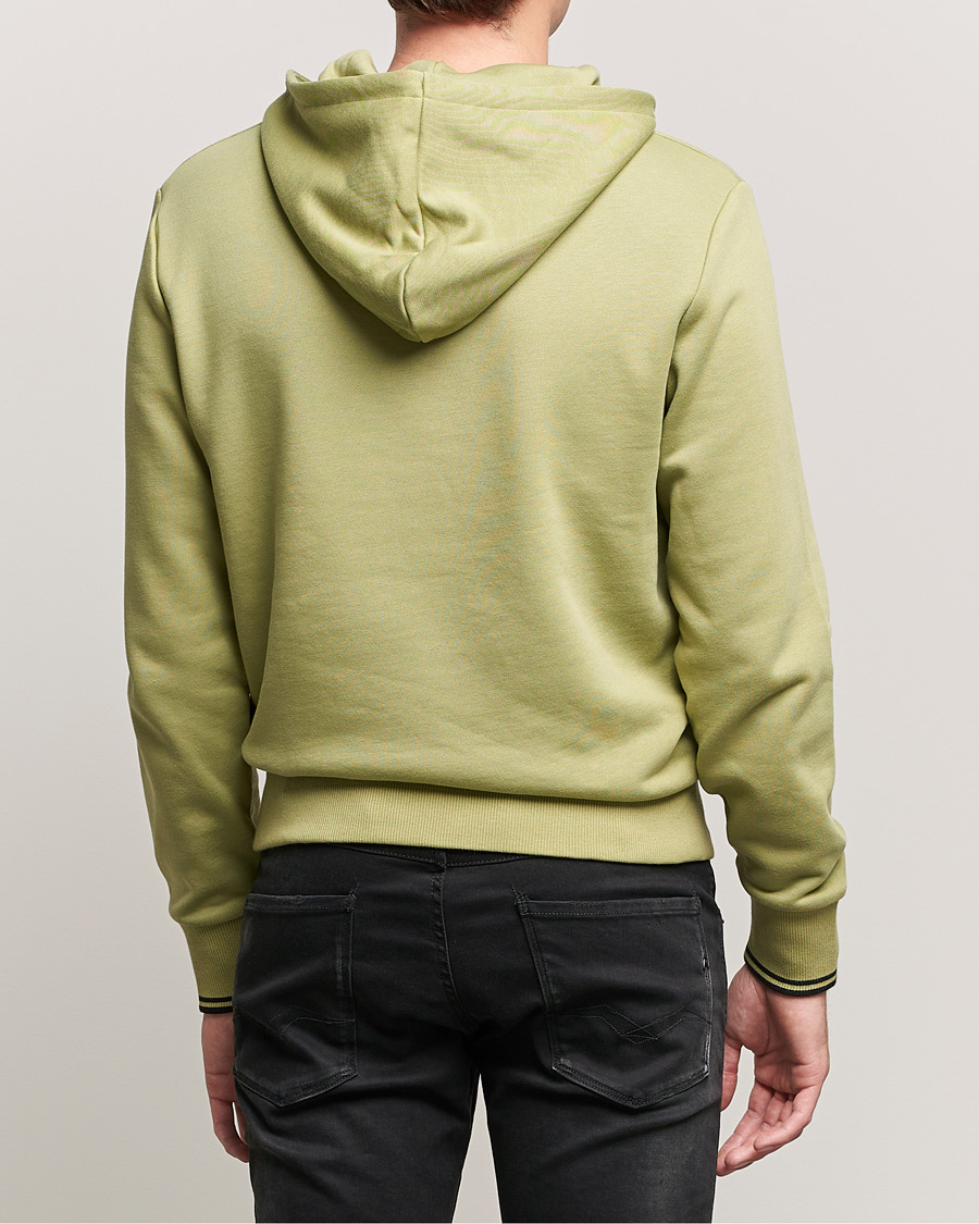 Herre | Gensere | Fred Perry | Tipped Hooded Sweatshirt Sage Green 
