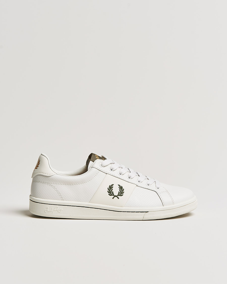 Herre | Fred Perry B721 Peerf Leater Sneaker Porcelain | Fred Perry | B721 Peerf Leater Sneaker Porcelain