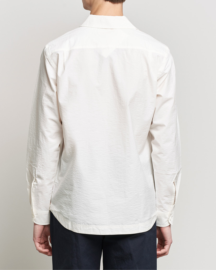 Herre | Casualskjorter | Orlebar Brown | Ridley Resort Collar Cotton Shirt White Sand