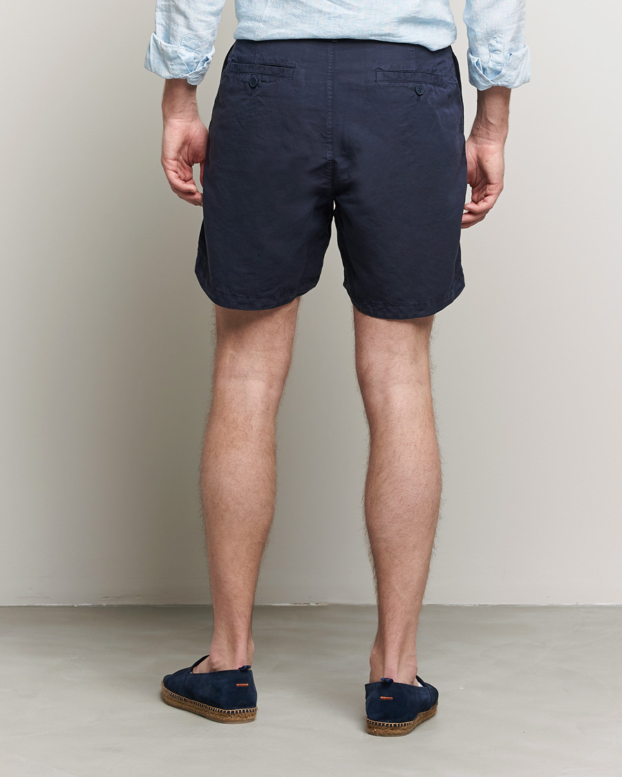 Herre | Shorts | Orlebar Brown | Searose Linen/Cotton Shorts Night Iris