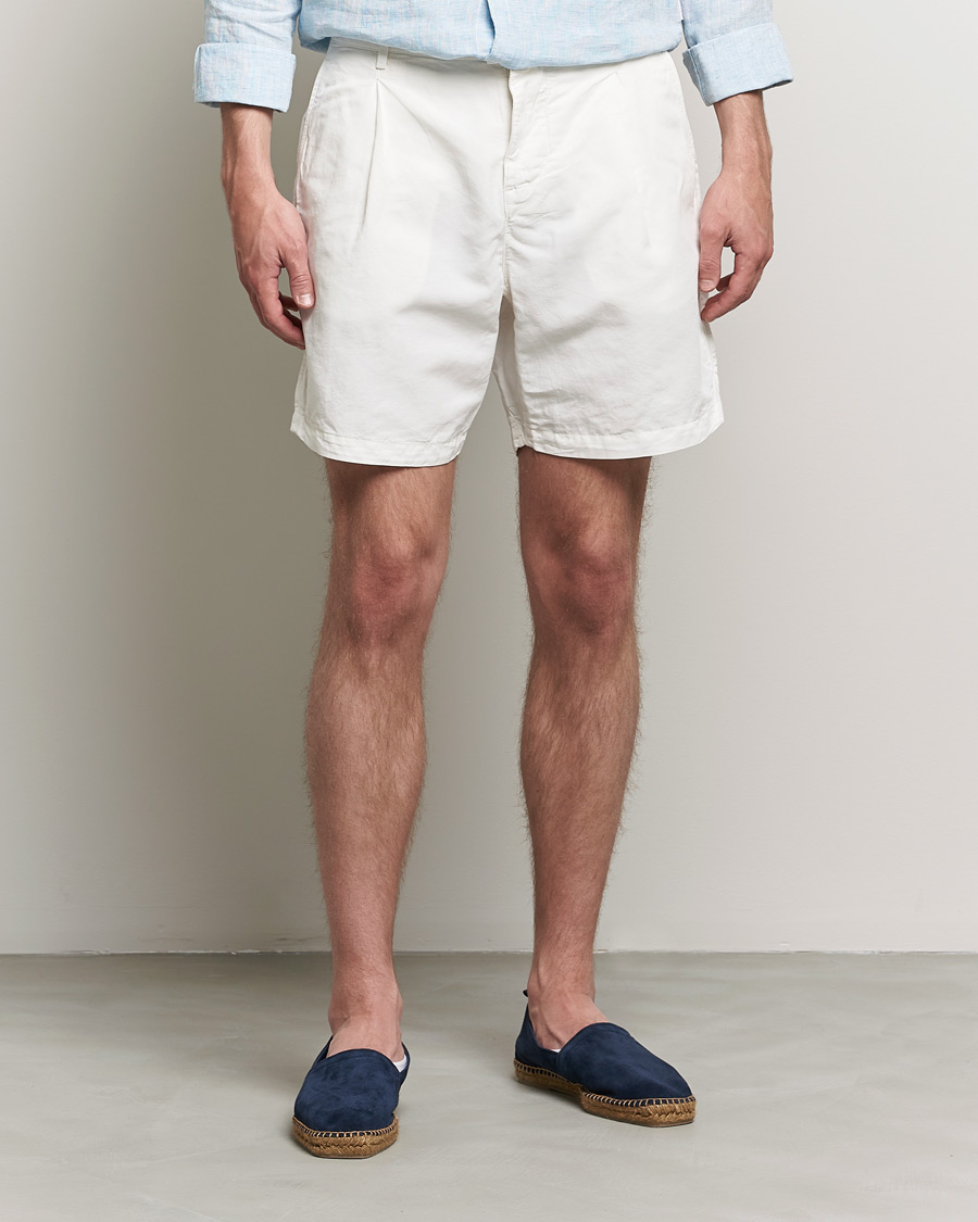 Herre | Shorts | Orlebar Brown | Searose Linen/Cotton Shorts White Sand