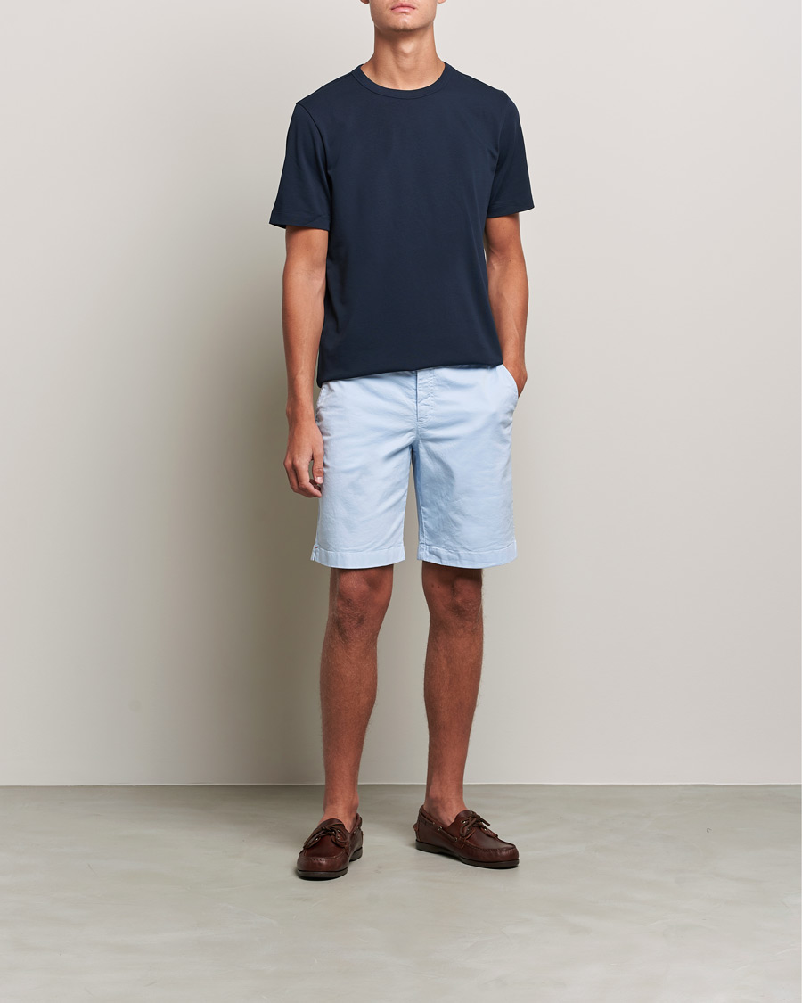 Herre | Shorts | Orlebar Brown | Dane Cotton Twill Shorts Ice Blue