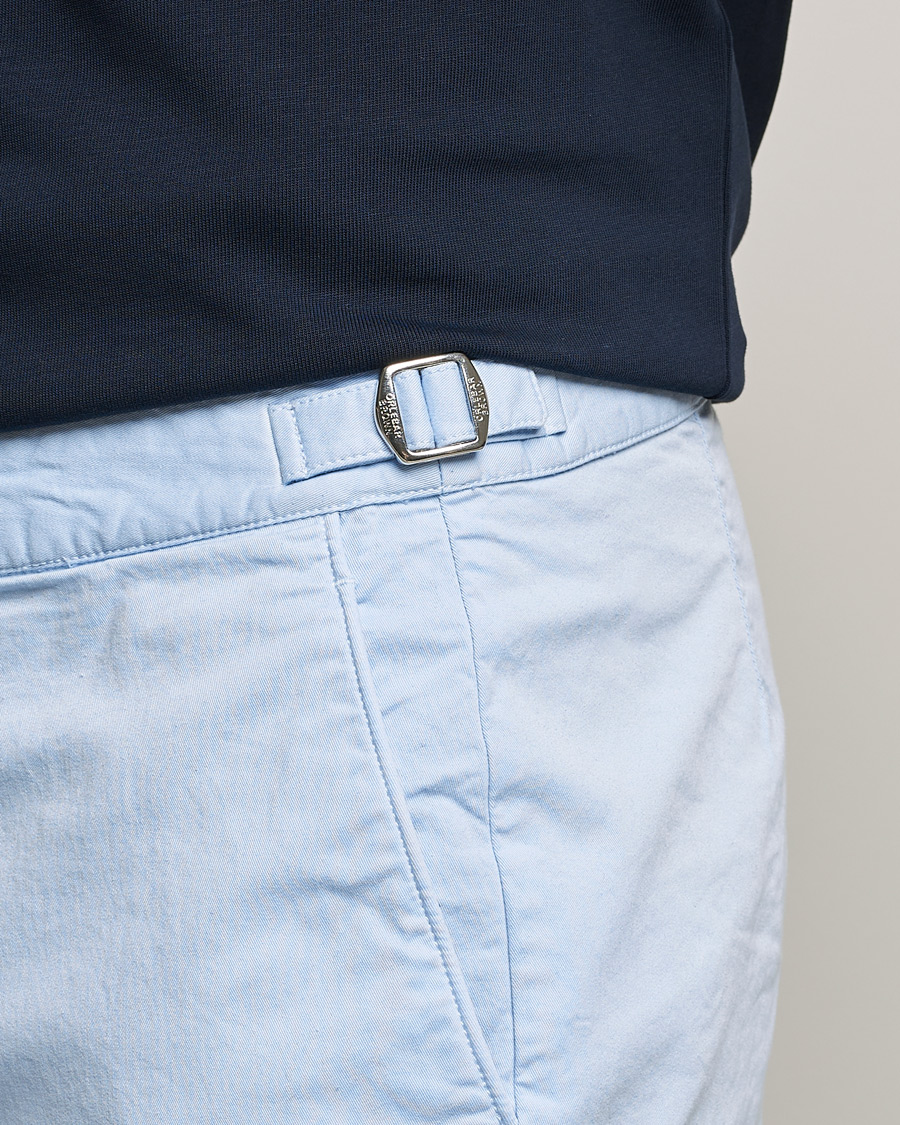 Herre | Shorts | Orlebar Brown | Dane Cotton Twill Shorts Ice Blue