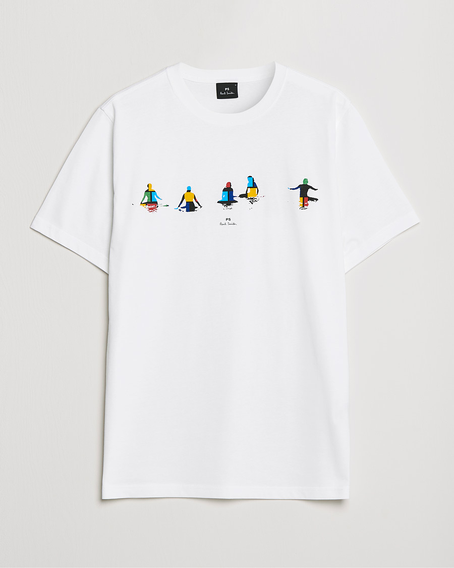 Herre | T-Shirts | PS Paul Smith | Kayaks Organic Cotton Tee White