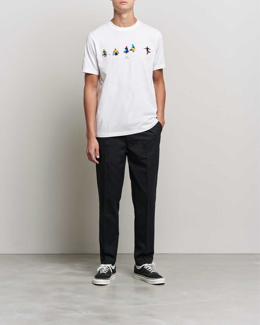 Herre | T-Shirts | PS Paul Smith | Kayaks Organic Cotton Tee White