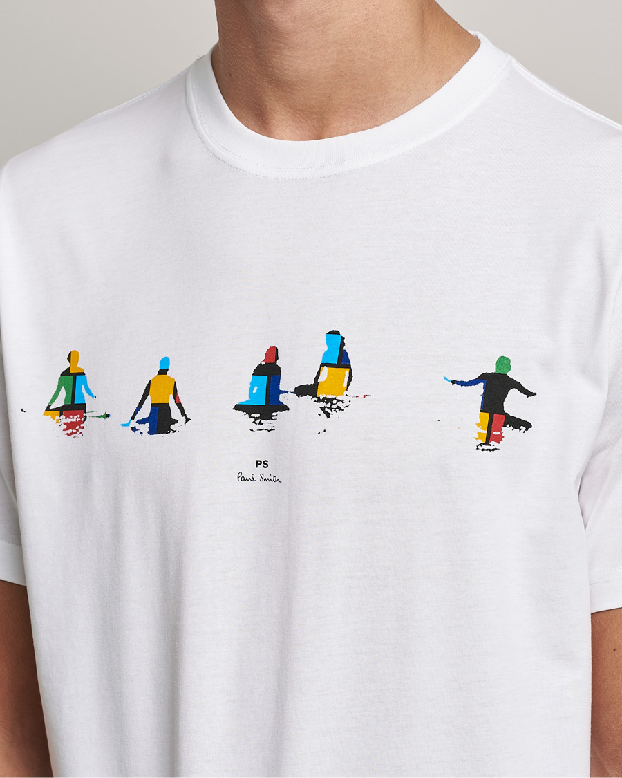 Herre | T-Shirts | PS Paul Smith | Kayaks Organic Cotton Tee White