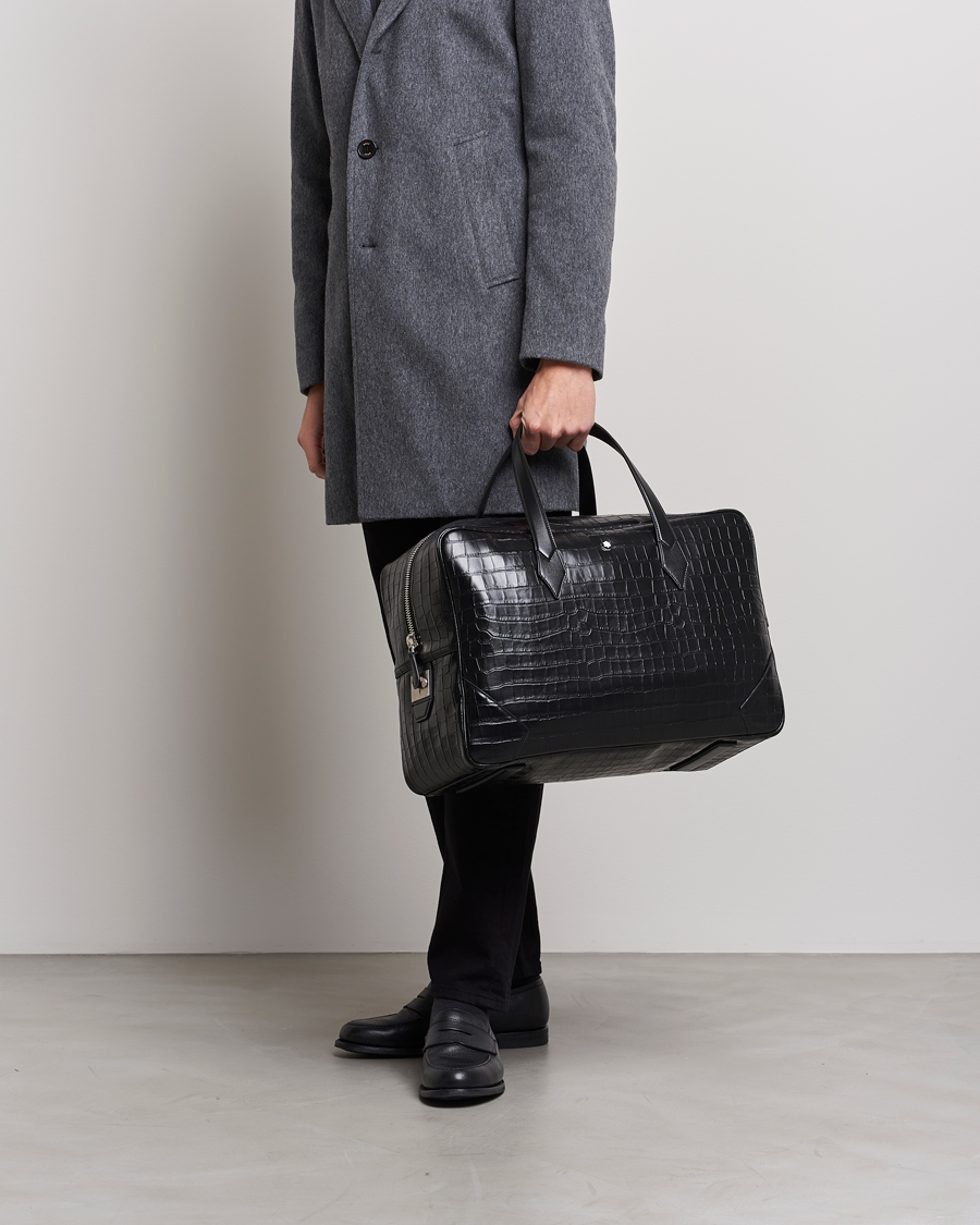 Herre | Weekendbager | Montblanc | Meisterstück Selection Leather Duffle Black