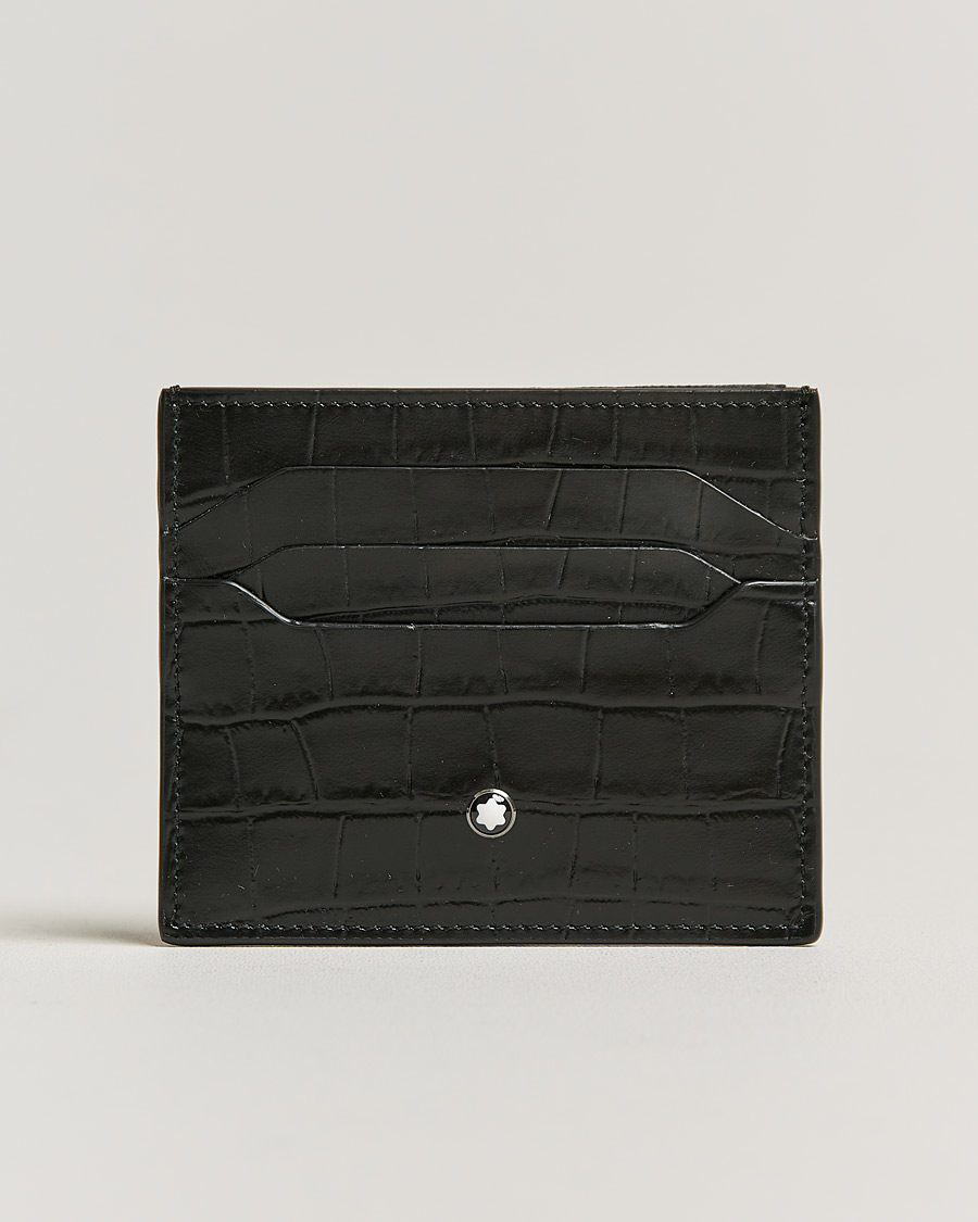 Herre | Montblanc Meisterstück Selection Card Holder 6cc Black | Montblanc | Meisterstück Selection Card Holder 6cc Black