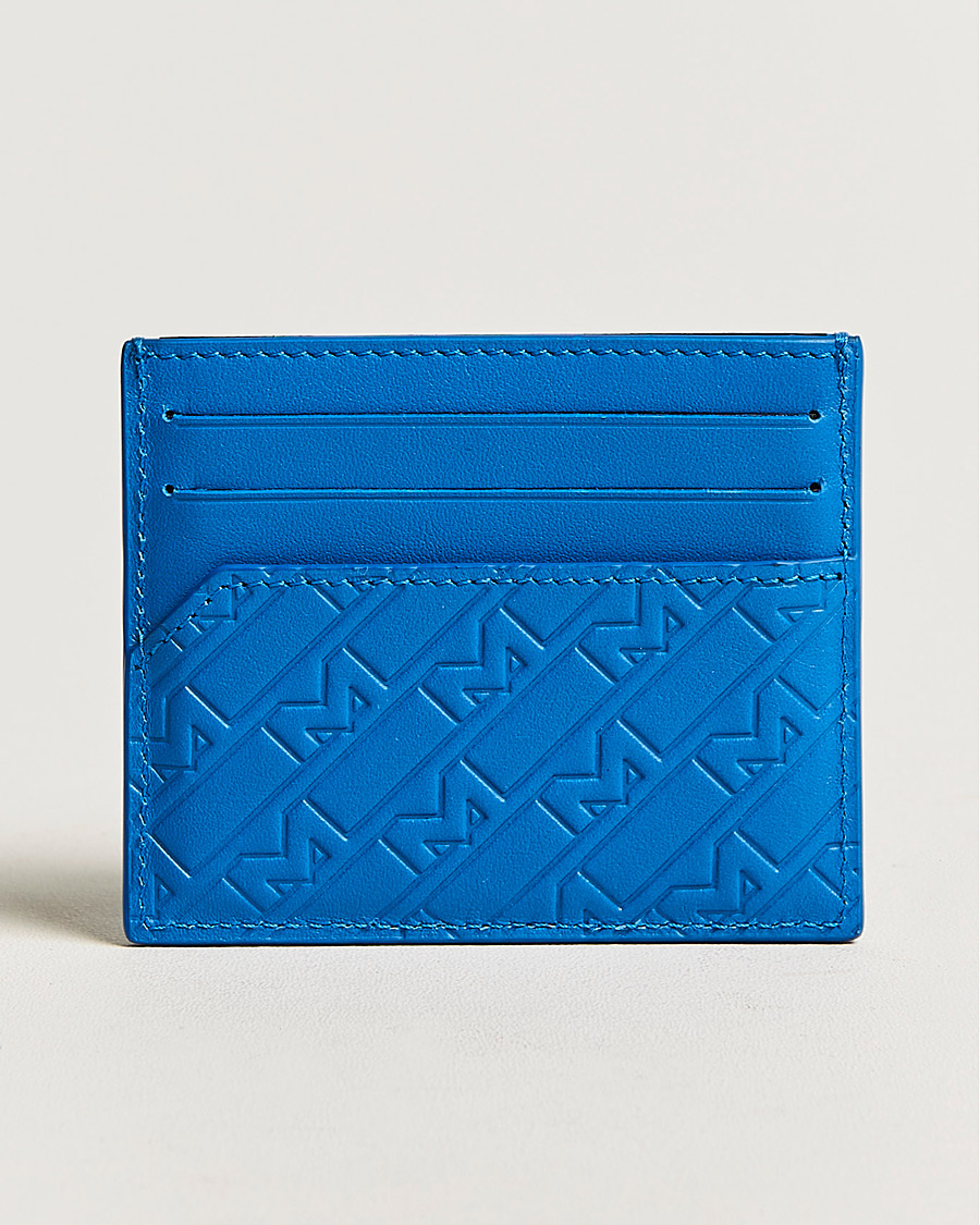 Herre | Montblanc | Montblanc | M Gram Leather Card Holder 6cc Blue
