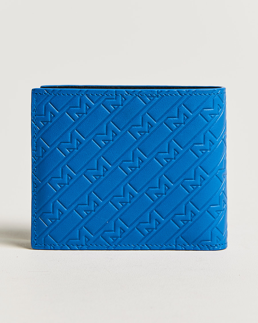 Herre |  | Montblanc | M Gram Leather Wallet 8cc Blue