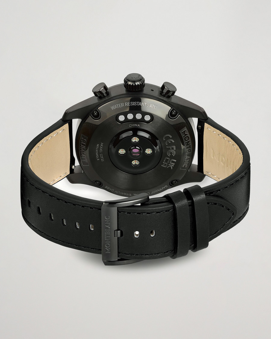 Herre | Skinnrem | Montblanc | Summit 3 Smartwatch Black